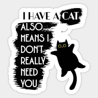 Cat mom Sticker